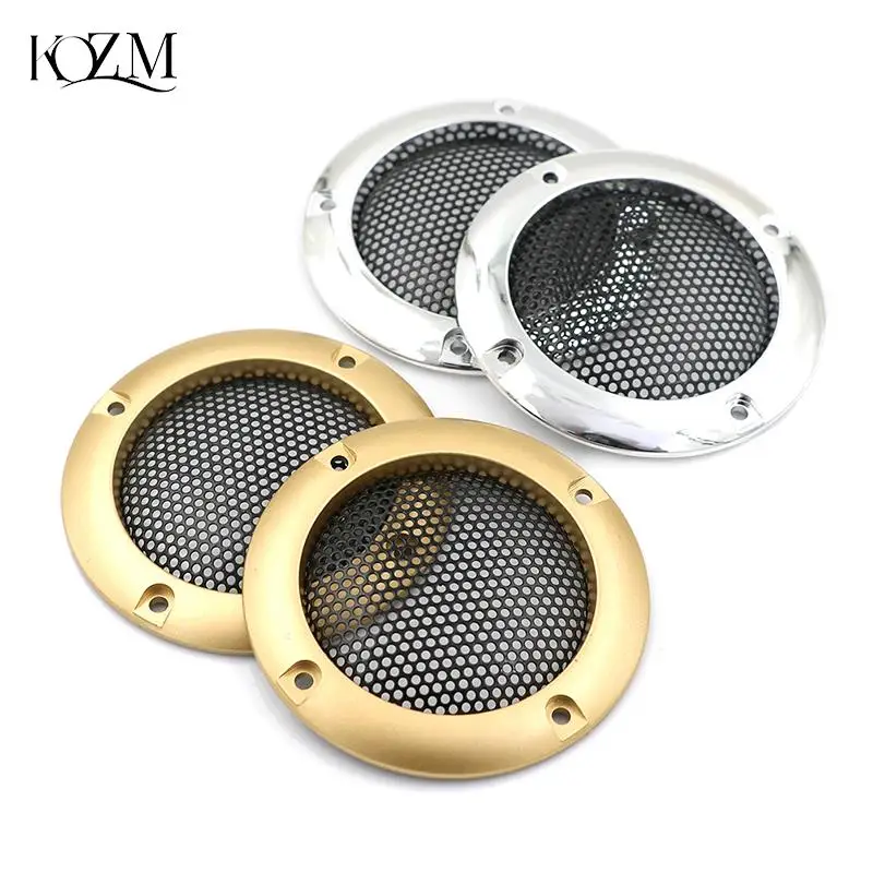 2pcs 2" inch Audio speaker cover decorative circle metal mesh grille audio speaker cover