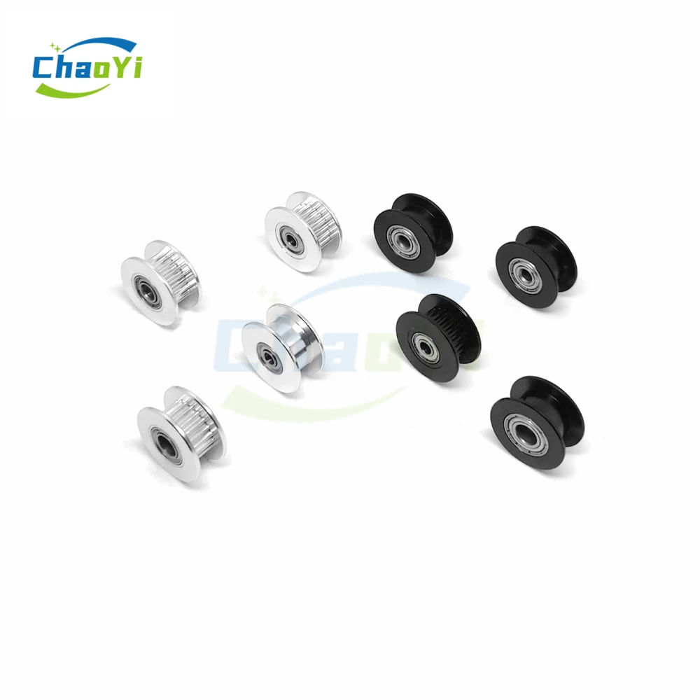 2GT 20 Teeth Tensioner Bore 3/4/5/6/8mm GT2 Idler Pulley For Belt Width 6/9/10/12/15mm 3D Printer Parts Guide Synchronous Wheel 3D Printer Accessories Timing Belt Pulley Fixed Pulley Timing Pulley Belt Pulley Roller Guide Wheel