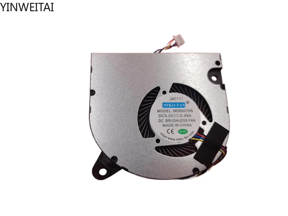 Processador Central do Portátil N158 Md6507hs Dc5v 0.45a 4pin Novo fã do - Imagem 3