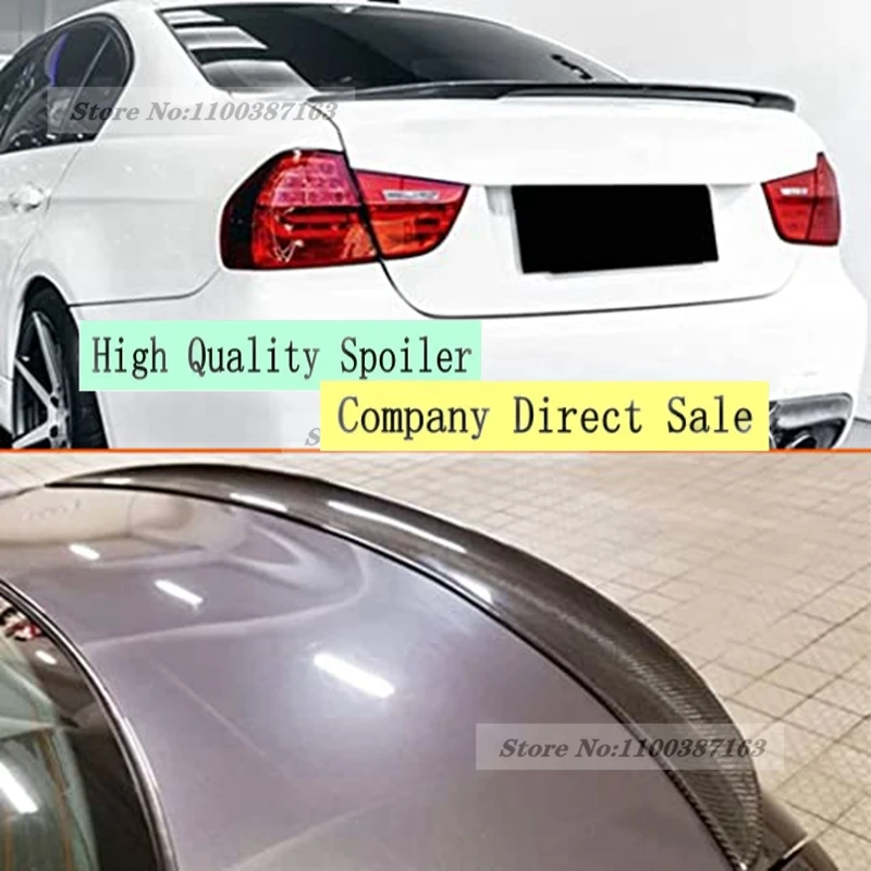 Per Bmw E90 Spoiler E90 M3 In Fibra Di Carbonio Posteriore Tronco Spoiler 318I 320I 325I 330I 2005 - 2011 E92 Coupe E93 M3 Spoiler Posteriore