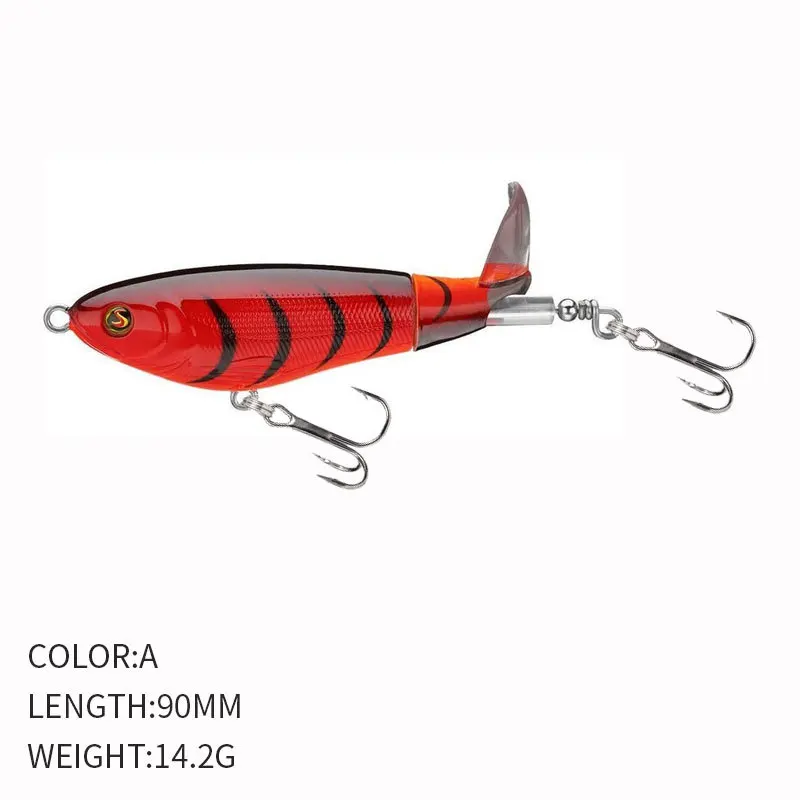 1pc Lure Swisher Floating Artificial Spin Bait Hardbait 90mm 14.2g Breaking  Freshwater Bass Fishing Accessories Tackle YE0323 - AliExpress