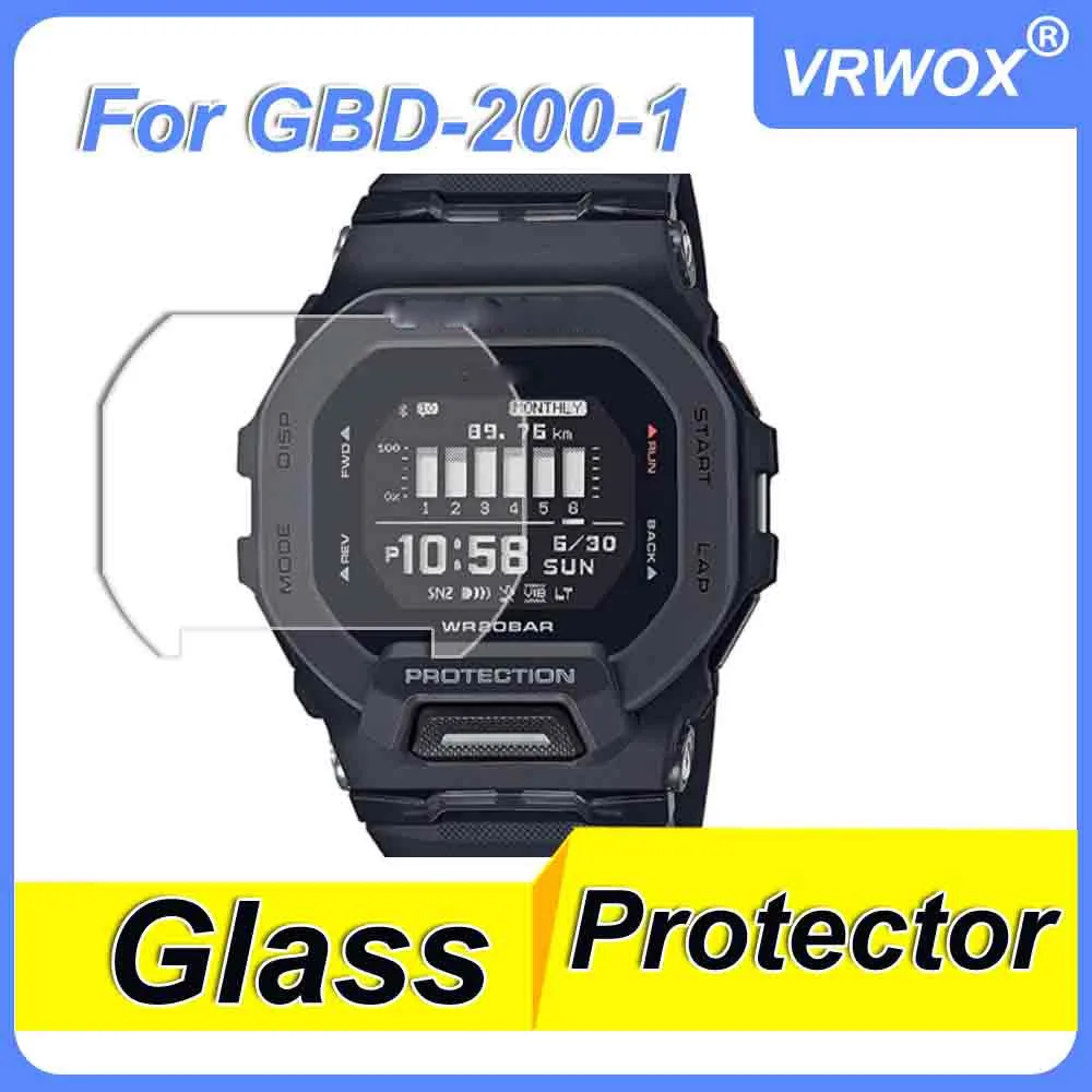 

3Pcs Glass For GM DW-6900 DW-5600 GBD-200 GBX-100 GX-56 B5600 GMW-B5000 GM-5600 GW-5000 Watch Scratch Resistant Screen Protector