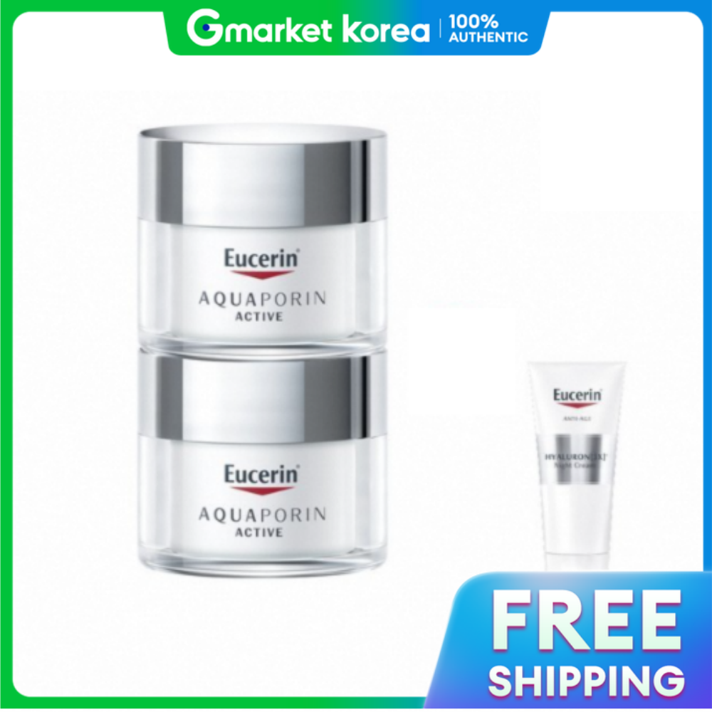 Eucerin | Kem Dưỡng Da Aquaporin Active 50ml x2 + Kem Dưỡng Đêm 3X Mini 7ml