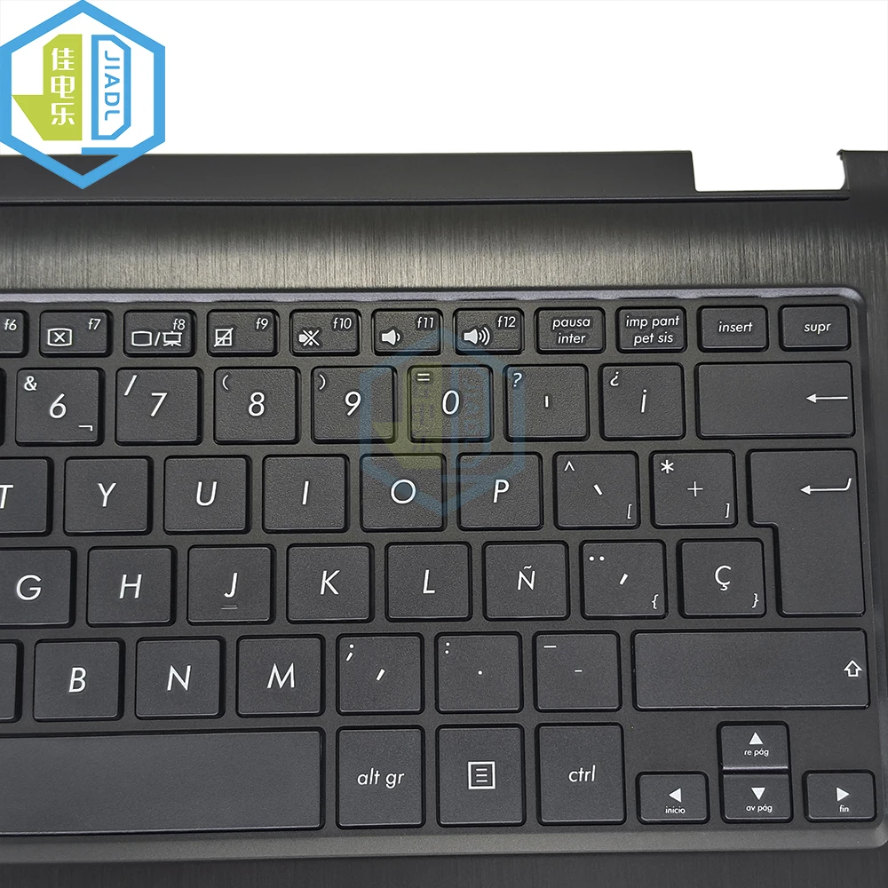 Topcase de Teclado Espanhol Latino Tampa Superior para Asus Vivobook Tp301u Tp301uj Tp301ua-dw006t 90nb0al1 R30620 R30680 Tp301 ui es - Imagem 2