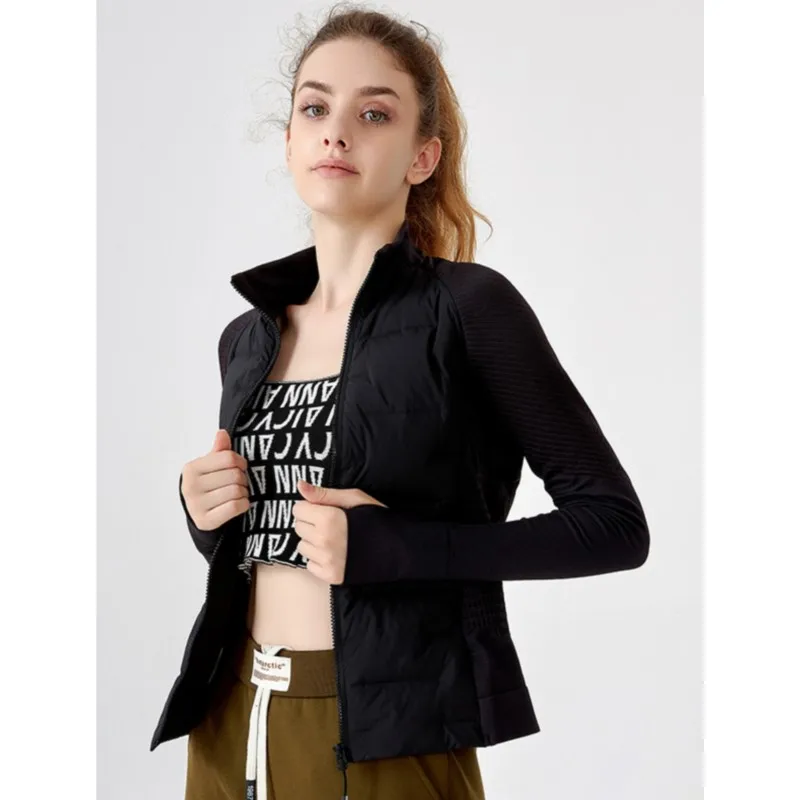 Golf Clothing Women's Autumn and Winter Sports down Jacket Warm Lightweight Stretch Golf Jacket Slim Windproof Jersey