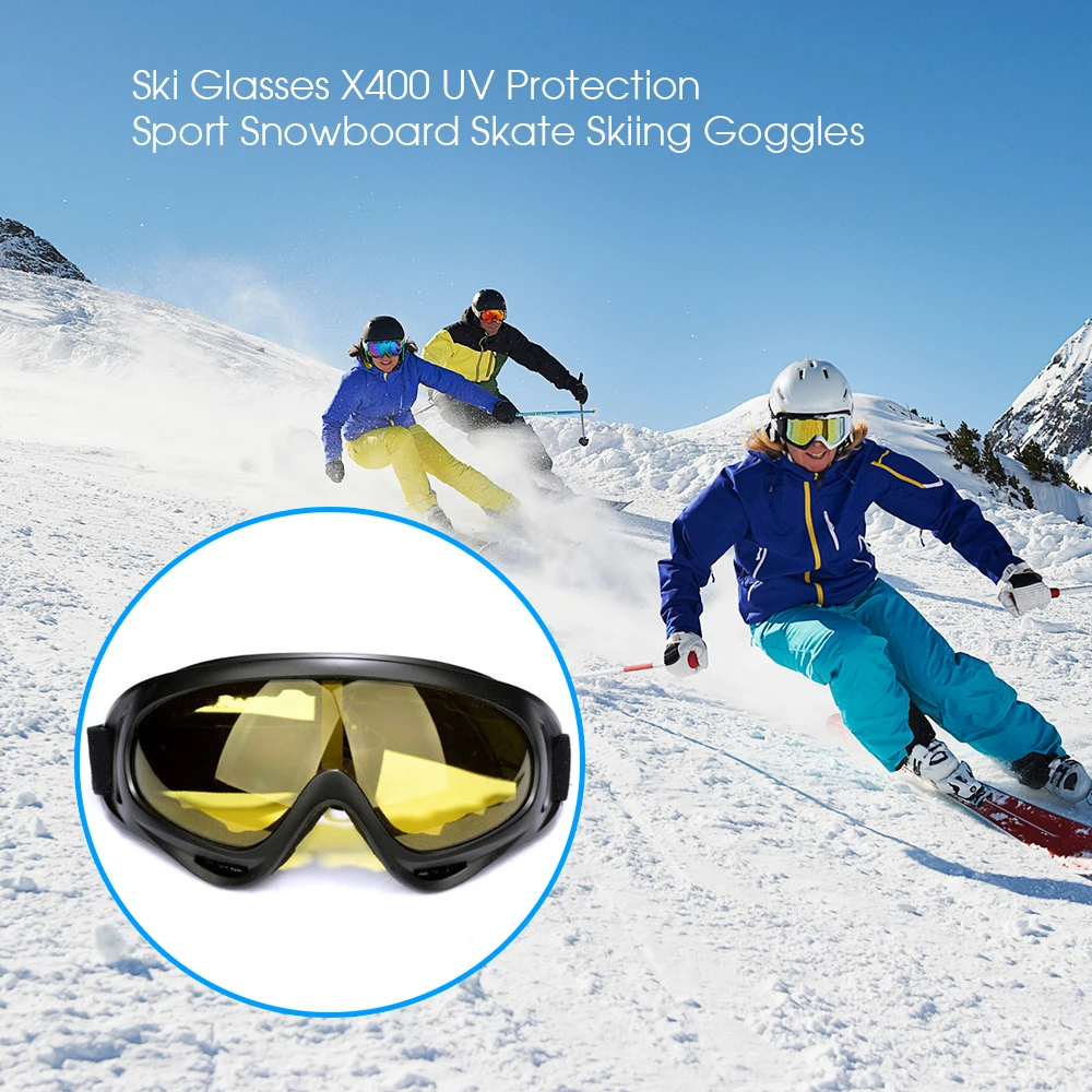 Anti-Glare UV Protective Motorcycle & Sports Goggles