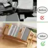 Desktop Bookshelf Home Living Room Small Decoration Bamboo Decorative Shelf Desk Multi-shelf Bookcase Storage Shelf 4