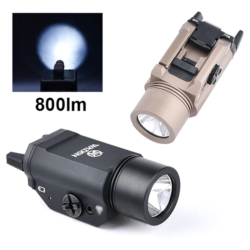 

WADSN TR 1 HL Flashlight Tactical Strobe Pistol Metal CNC Light 800 Lumens Airsoft Hunting X300 X400 Weapon Lamp For Glock 17 19