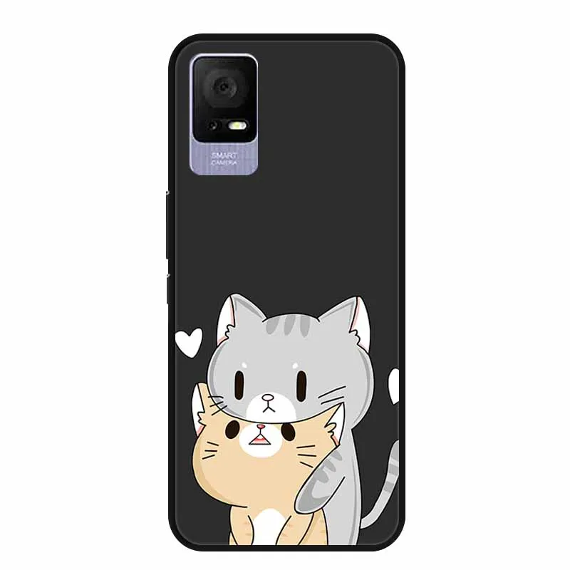 Fashionable Soft TPU Silicone Phone Cover - Stylish Painted Bumper Case