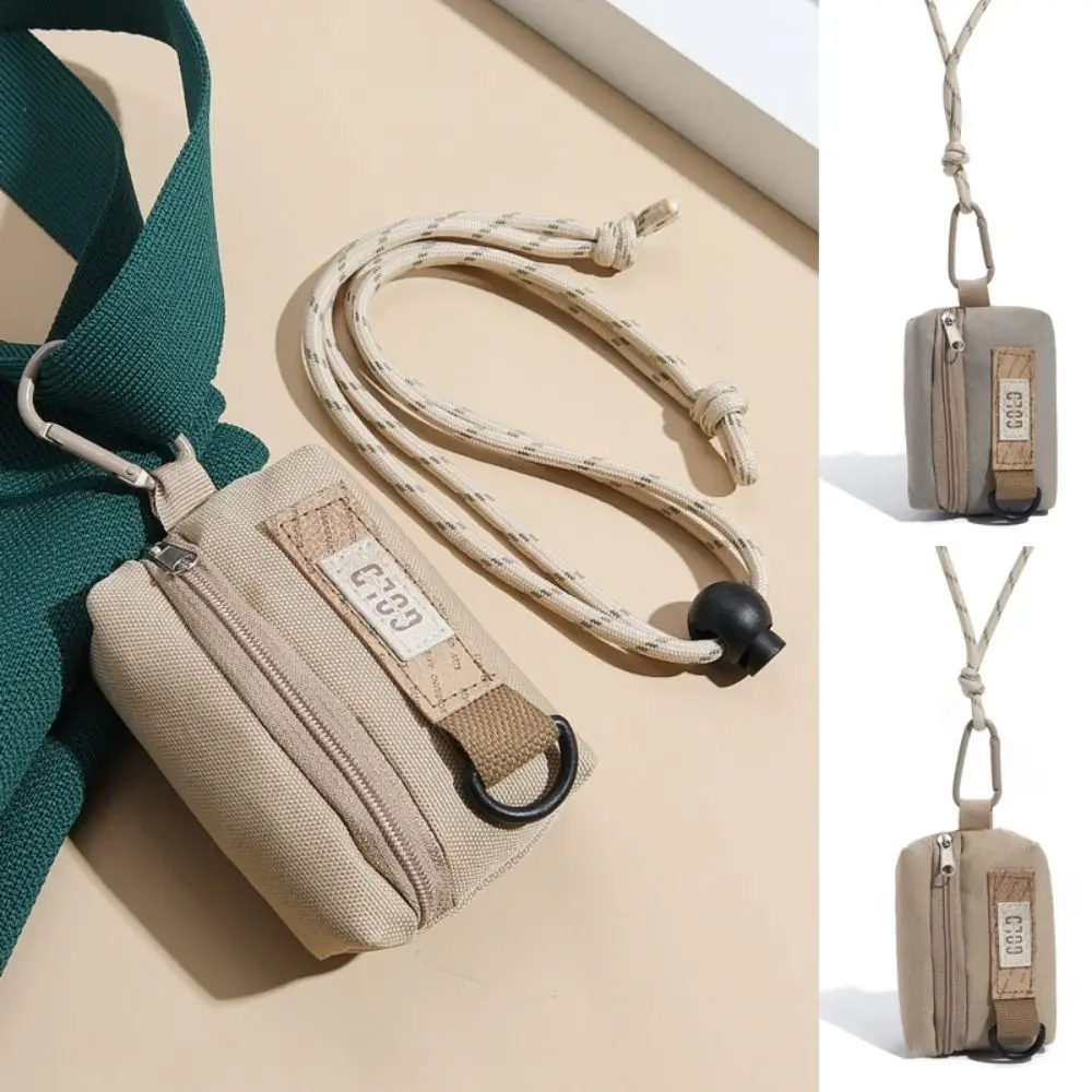 Mini Coin Purses Men Women Couples Crossbody Bag Portable Wallets Earphone Key Storage Bag Shoulder Bags Casual Purses