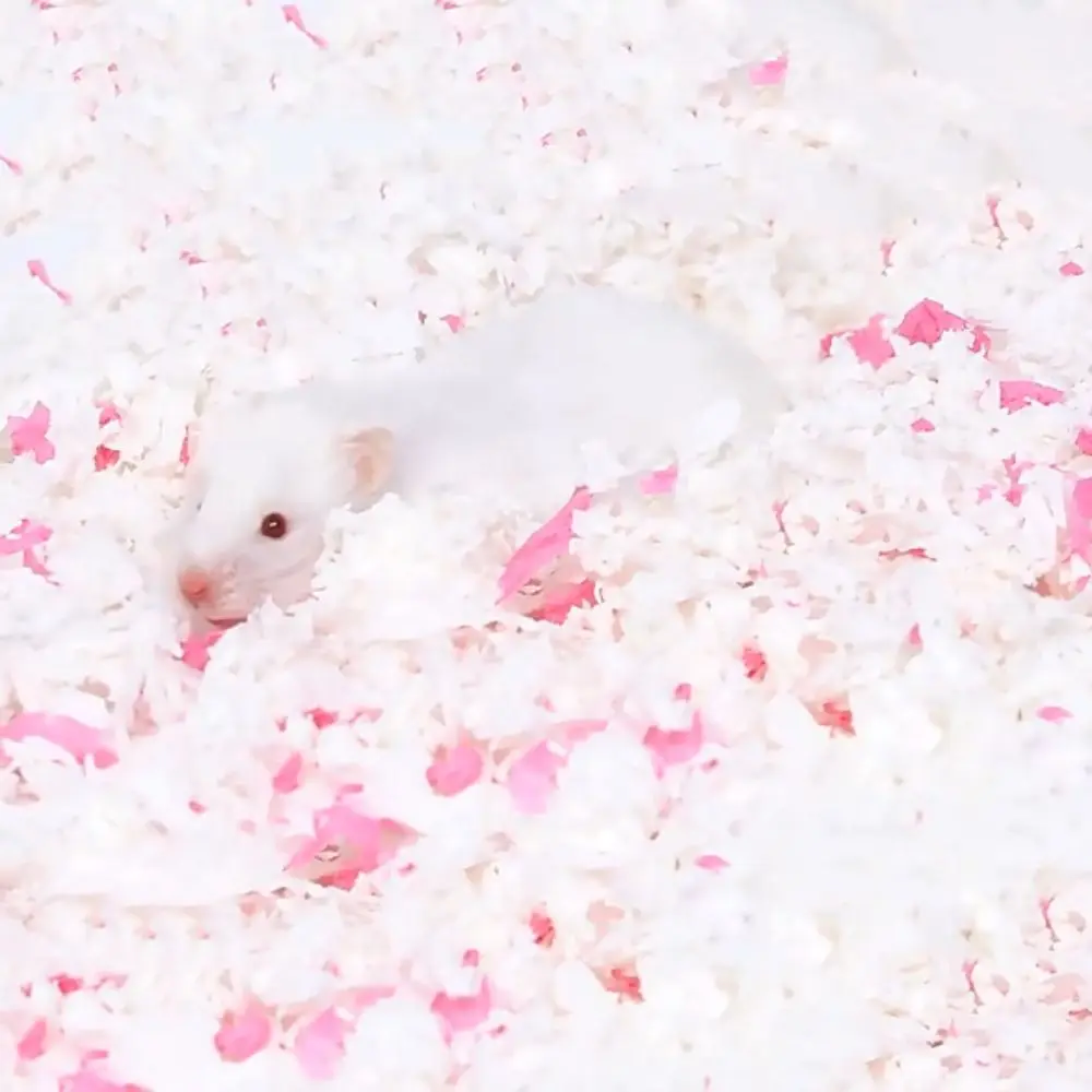 Decorative Hamster Paper Cotton Low-dust Warm Hamster Absorbent Deodorant Mat Absorbent Soft Paper Cotton Bedding