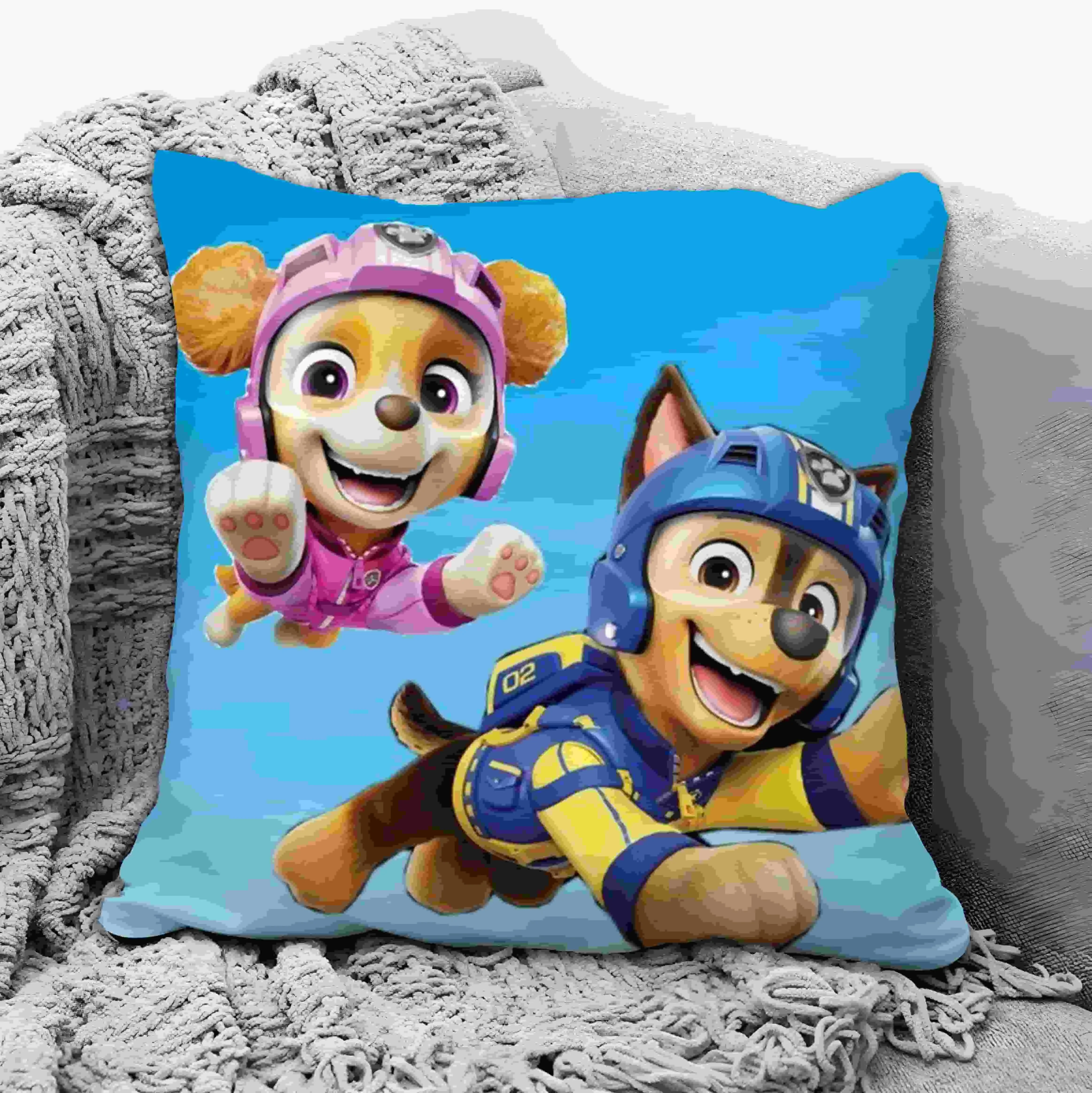 Cartoon Square Pillow Awaii Anime Soft Waist Sofa Cushion Printing Throw Pillow Throw Bedroom Pillows Cute dog