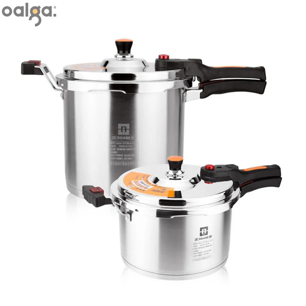 

Stainless Steel Pressure Cooker Suitable for All Hob Types Hassle Free Commercial 304 Stainless Steel Pressure Cooker Pot Pan