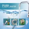 Portable Countertop Dishwasher 5 Washing Programs 3-Cup Water Tank Fruit/Veg Basket High Temp Air Dry LED Controls Compact Size 6