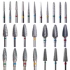 1pc Carbide Tungsten Nail Drill Bit Rotate Burr Milling Nail Cutter Bits Electric Drill Machine For Manicure Pedicure Tools 1
