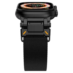 Titanium Milanese Magnetic Loop Band in Elegant Finish - 49mm  Ultra (Black)