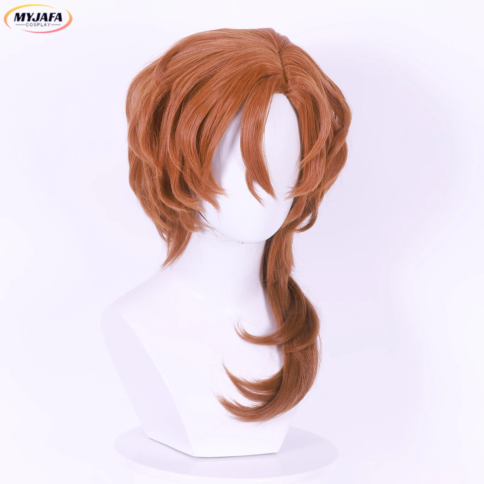 Wirklich hochwertige Anime Chuya Nakahara Chuuya Cosplay Perücke hitzebeständige Kunsthaarperücken + Perückenkappe – Detail 8