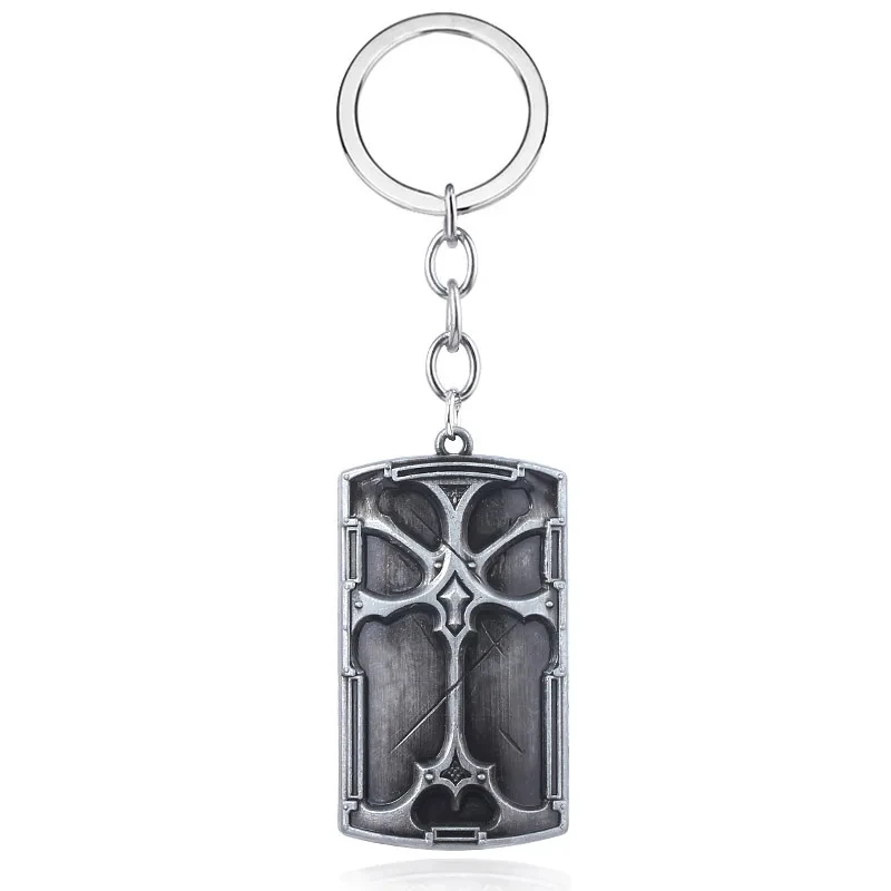 Sun Knight Shield Keychain Pendant - Dark Souls Inspired Cosplay Jewelry