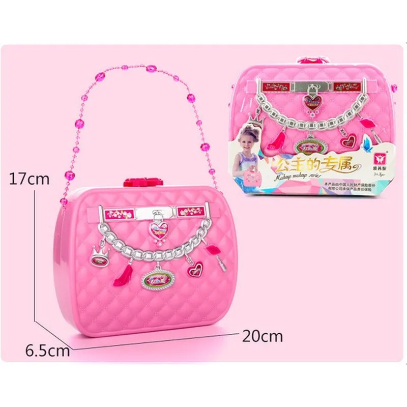 Kid Makeup Toys Cosmetic Princess Makeup Box Safe and Harmless Kit Eye Shadow Palette Toy for Girls Beauty Fashion Gifts