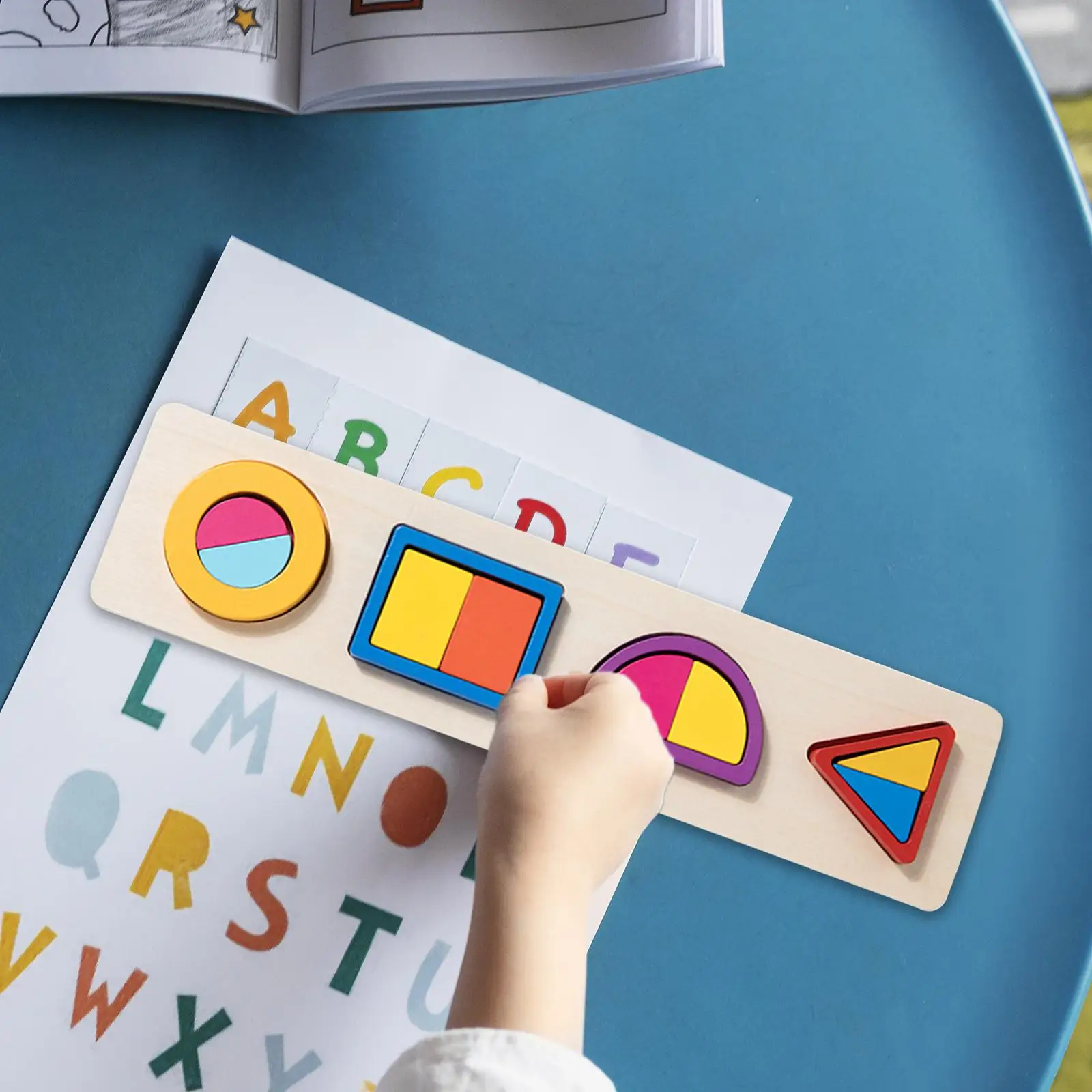 Wooden Shape Peg Puzzle Fine Motor Skills Early Learning Educational Toy Montessori Toys for 3 4 5 Children Holiday Gift Wooden Shape Peg Puzzle Fine Motor Skills Early Learning Educational Toy Montessori Toys for 3 4 5 Children Holiday Gift