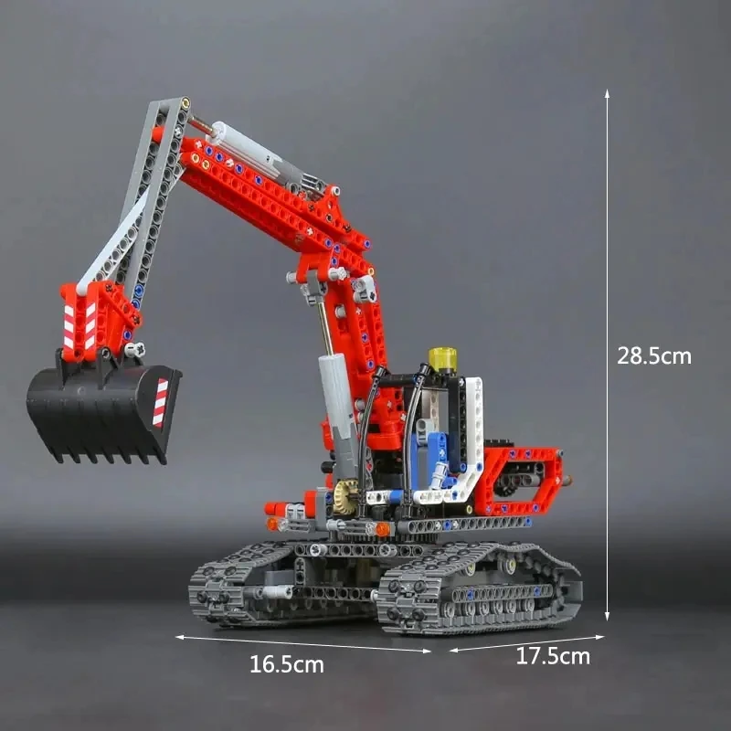 Technical Limited Edition 8294 Red crawler excavator Building