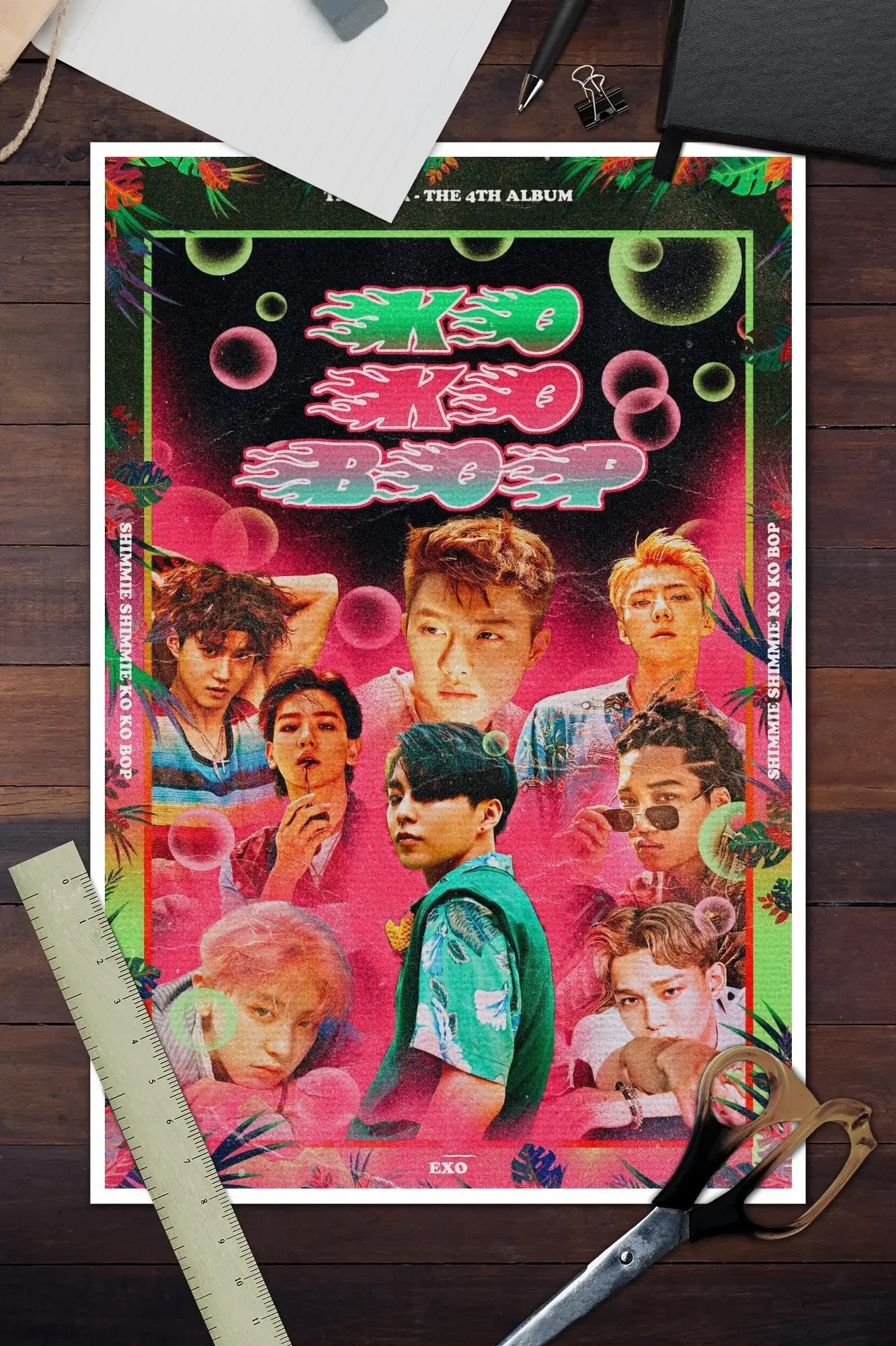 kpop Poster Decorative Painting Canvas Poster Wall Art Living Room