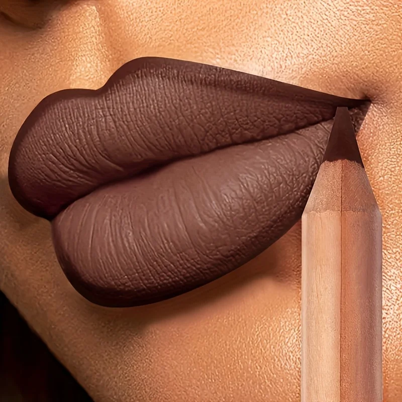 Matte Lip Liner Includes Sharpener Pudaier Lip Contour 2.0