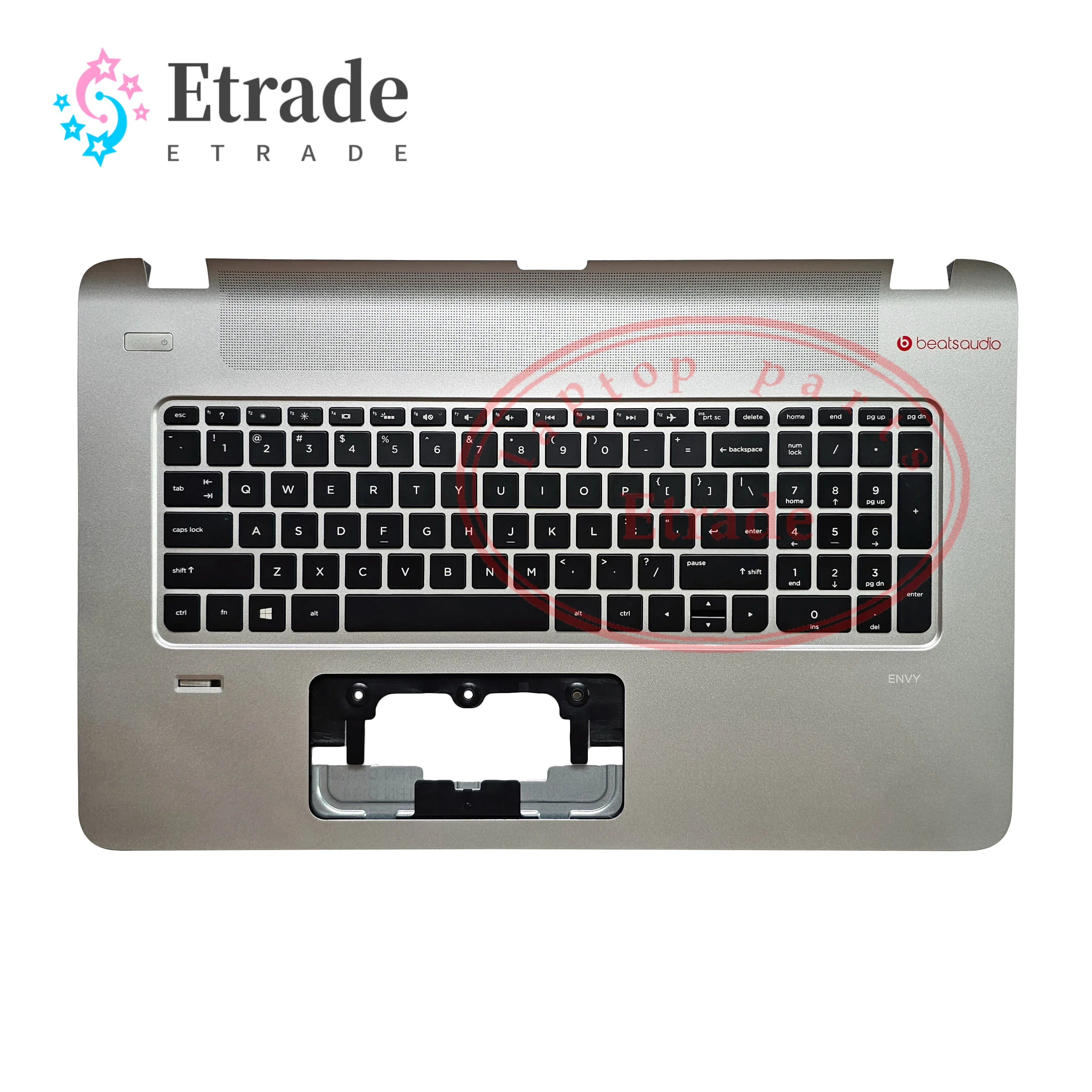 Nuovo Originale Per Hp Envy 17-K 17T-K Series Palmrest Cover Superiore Con Tastiera Retroilluminata 763935-001