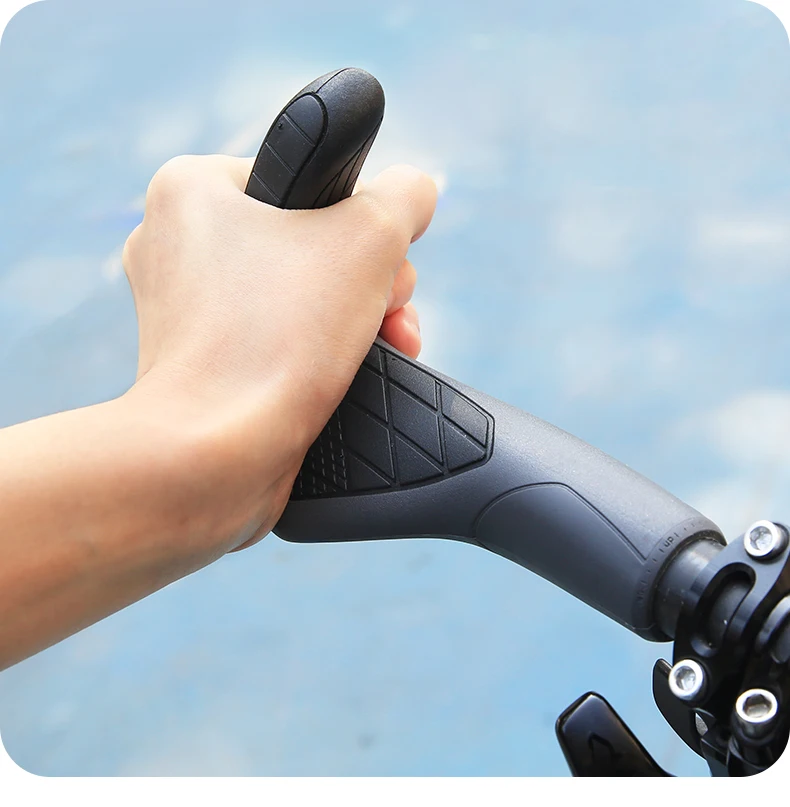 ERGON GS3 Fahrradlenkergriffe, rutschfeste Gummigriffe, MTB-Fahrradgriffe, verstellbare Lenkerenden, Handgriffe 5Nm – Detail 11