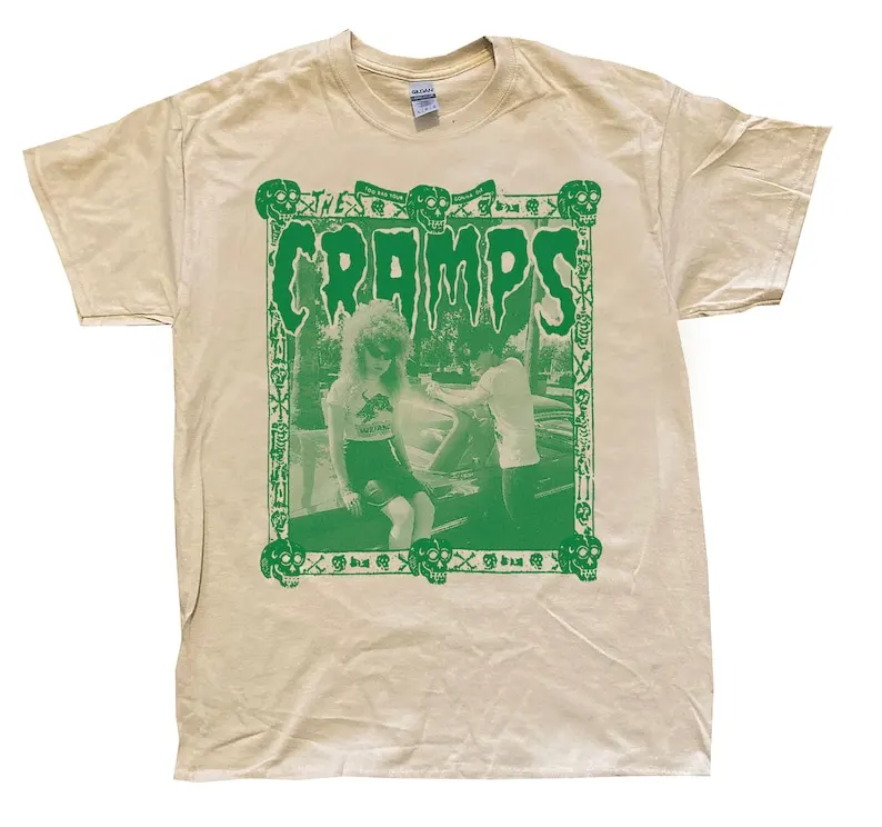 I Crampi Lux Interior Poison Ivy Punk Psichobilly Garage Rock T Shirt Maniche Lunghe O Corte
