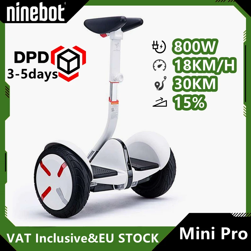 Pre-sale Original Ninebot By Segway Mini Pro Self-Balancing Electric  Scooter Compatible with Gokart Kit 18km/h Speed 30km Range