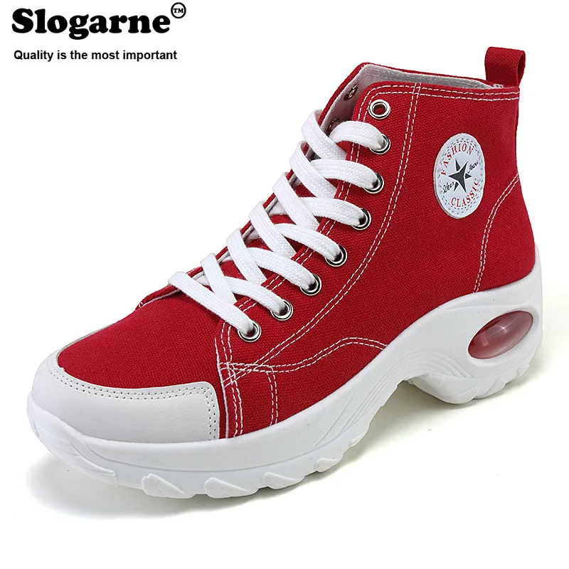 Scarpe Da Ginnastica Donna Con Zeppa - Design Chunky, Suola Gomma Antiscivolo, Casual E Comode - Foto 9