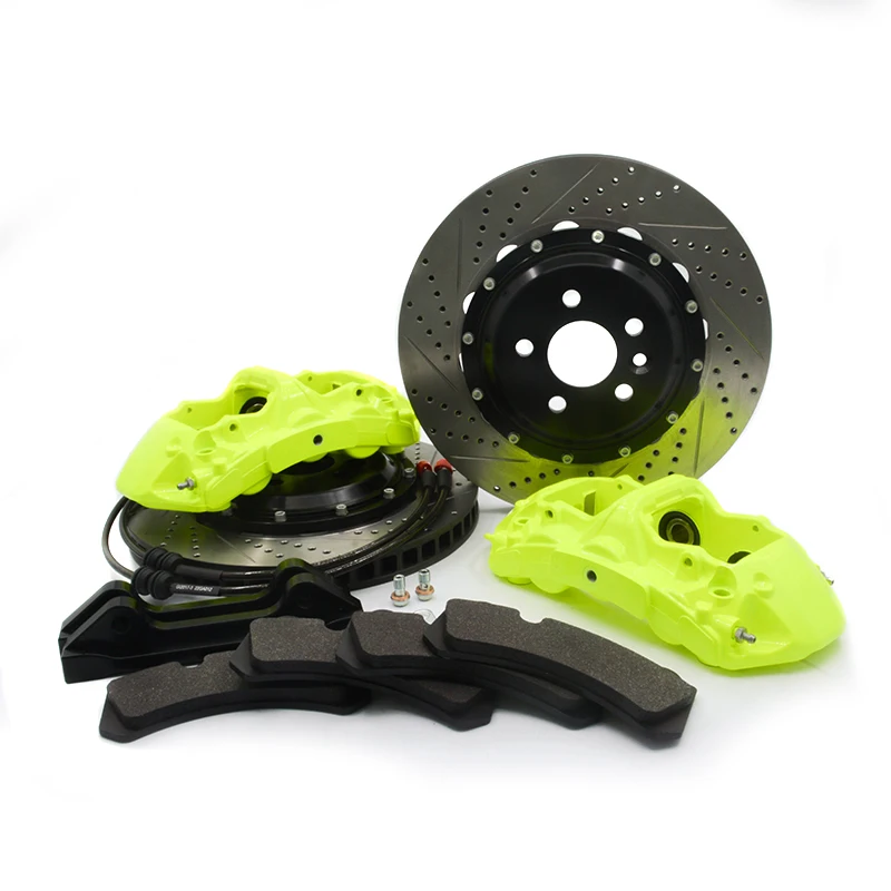 

Neon Green Jada Brake Calipers Car Modified Accessories Big Brake System GT6 6 Pistons with 355*32 mm Rotor for Range Rover