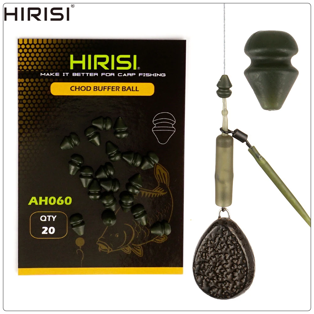Hirisi 20/40 Stück Angel-Heli-Chod-Perlen 8mm Schnellwechsel-Perlen für Karpfenangeln Helicopter Chod Rigs Zubehör AH060 – Detail 1