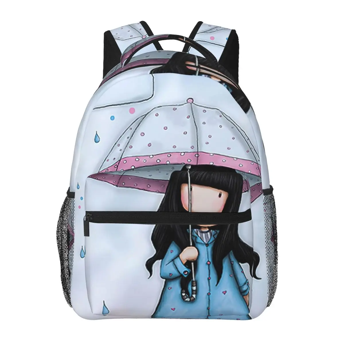 

Художественный мультяшный, рюкзак Gorjuss для девочек и мальчиков, дорожные рюкзаки для подростков, школьная сумка