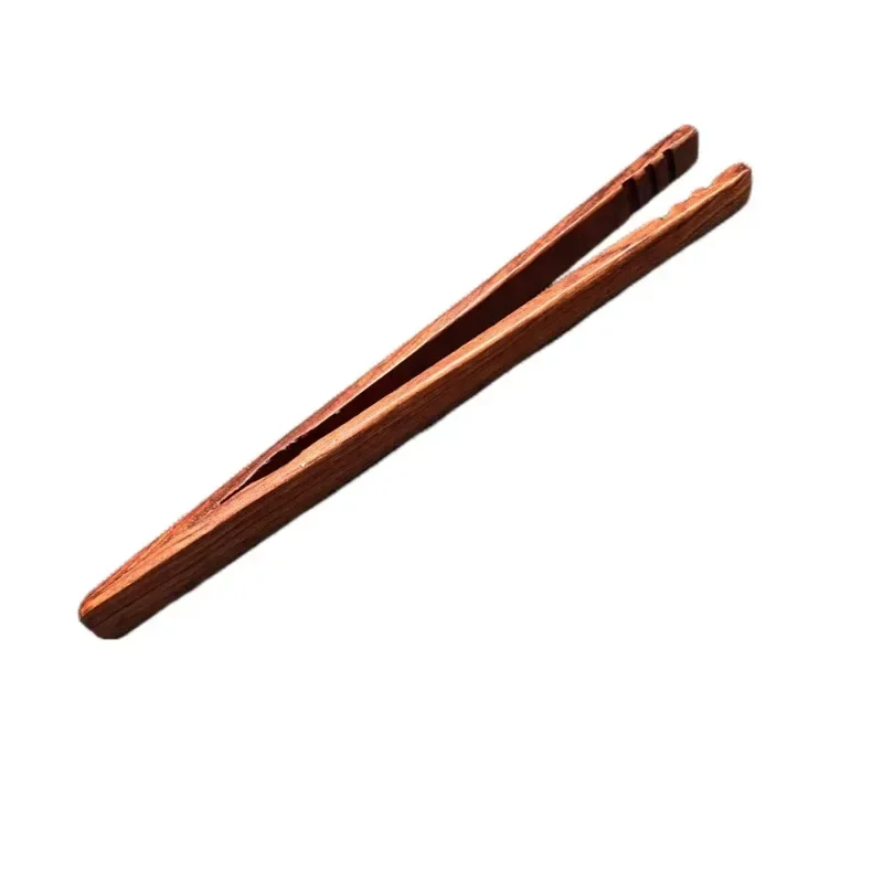 Wooden Tea Clip Bamboo Kitchen Salad Food Toast Tong Tweezer Bacon Sugar Ice Tea Utensil Teaware Accessories 1 PC