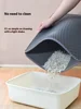 Large Waterproof Double Layer Cat Litter Mat Non-Slip Washable Pet Litter Box Mat Durable Sand Trapper Easy Clean Cat Toilet Mat 3