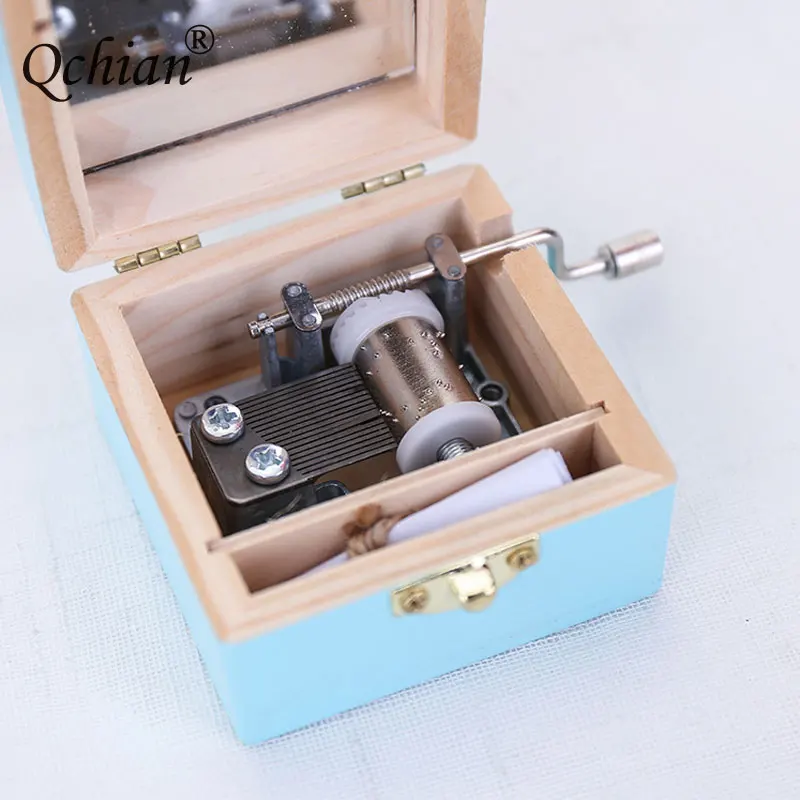Wooden Unicorn Music Box Hand-ed Girls Jewelry Musical Box ToyGame Special Souvenir Gift for Baby Child Baby Girl