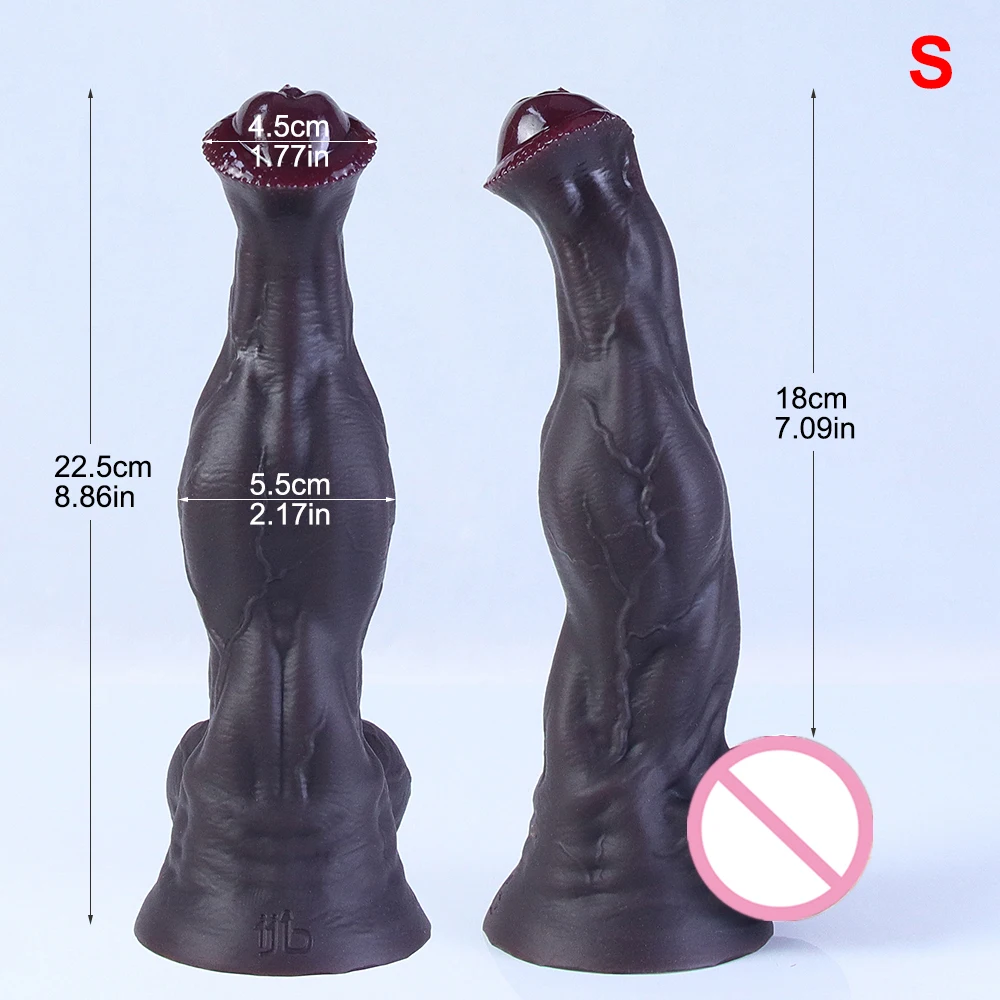 Super Huge Horse Dildo Strong Muscular Male Animal Big Penis Sex Toy Suction Cup for Female G-spot Stimulation Anal Masturbation