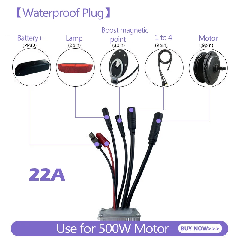Electric Bike LCD Display S966 S830 E-Bike Speed meter Screen Control Panel Electric Scooter Bicycle Accessories 22A Controller