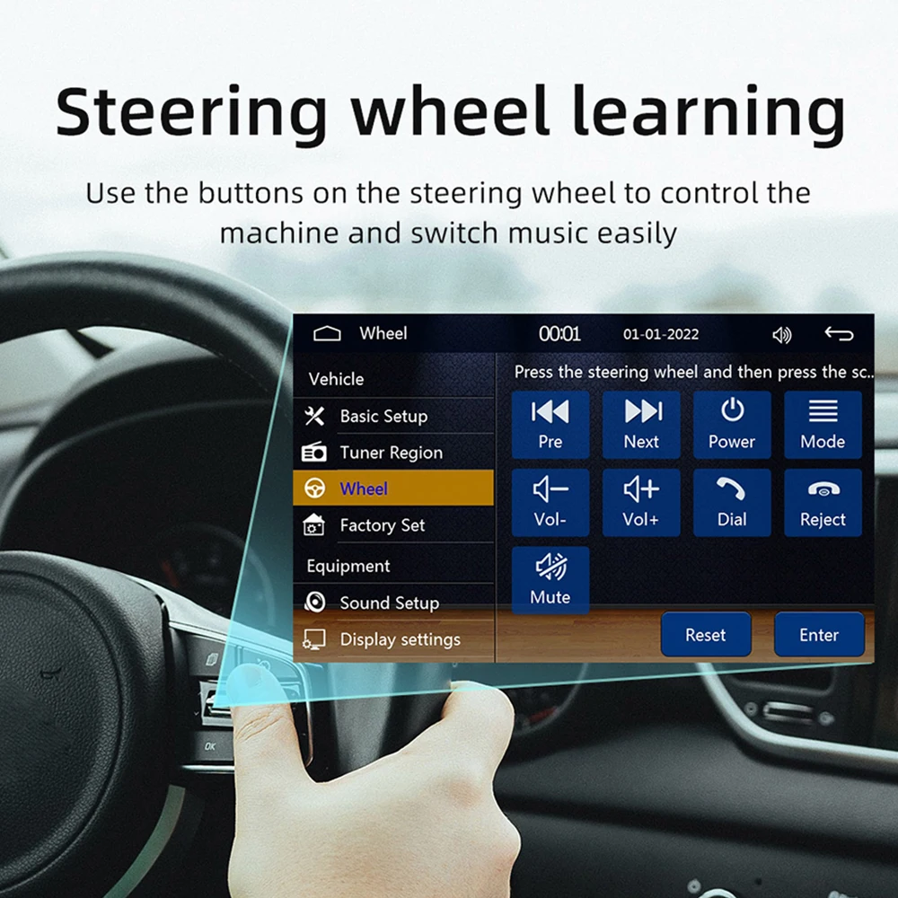 1Din MP5 Player Car Radio Universal Multimedia Video Player FM Stereo Receiver Support Bluetooth Reversing Mirror Link Autoradio