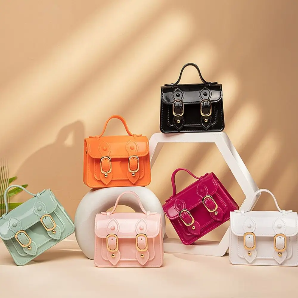 

Girl Portable Temperament Exquisite Jelly Bag Crossbody Bag Shoulder Messenger Women Handbag Small Square Bag