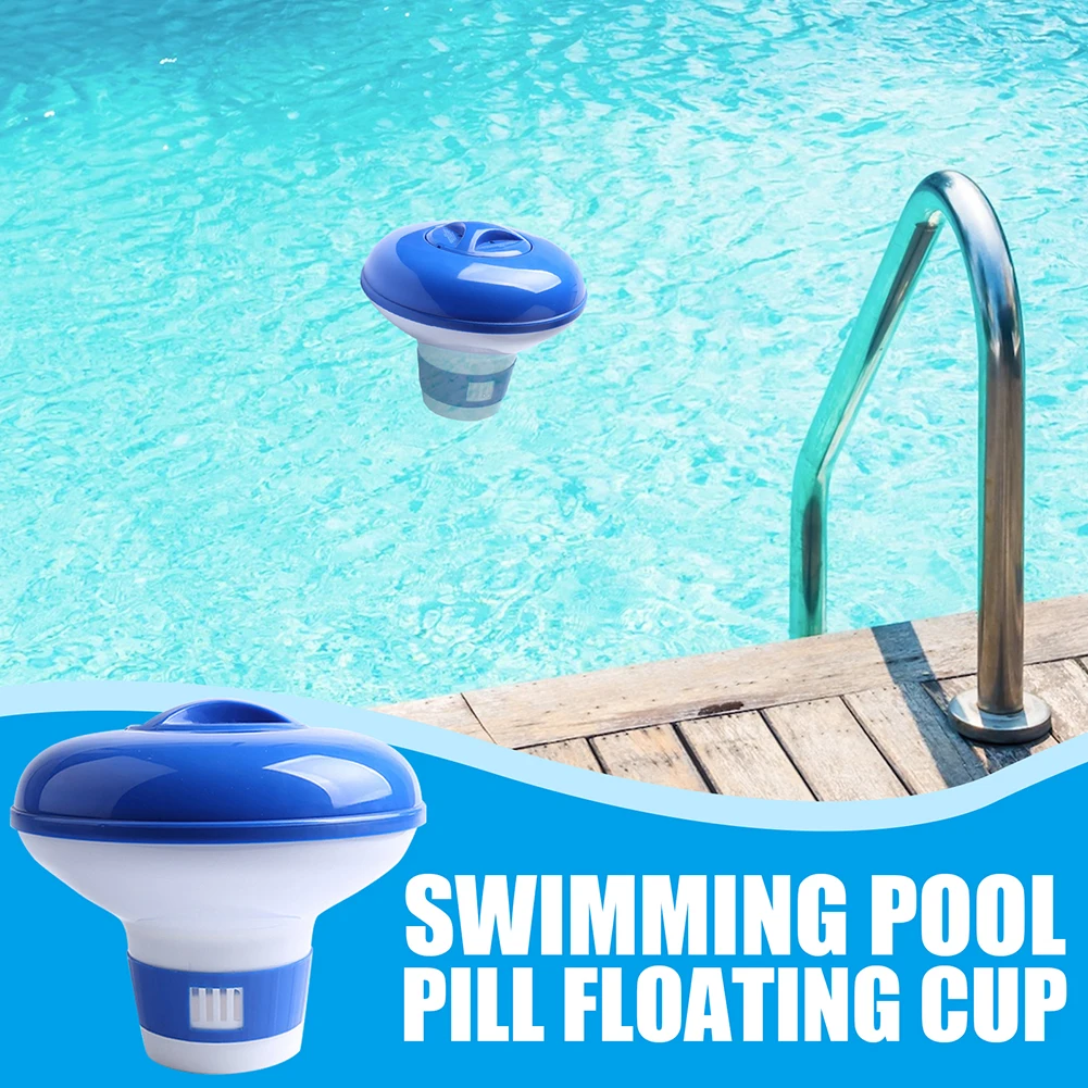 Swimming Pool Storage Holder Chlorine Tablet Automatic Dispenser Spa Pool Cleaner Swimming Pool Cleaning Pill Disinfecting Box