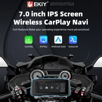 EKIY 7 inch Wireless CarPlay Moto Android Auto Portable Digital Motorcycle Dashboard GPS Navigation Display Screen Monitor TPMS - Image 2