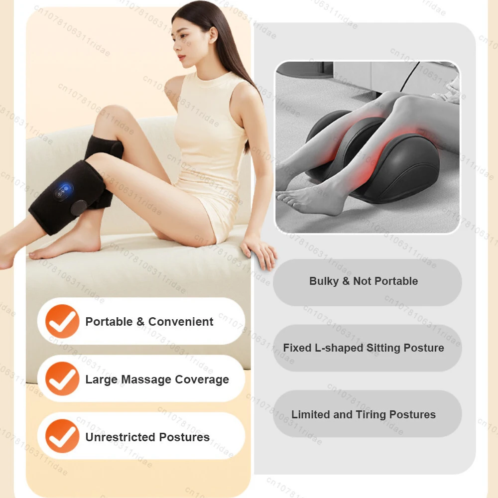 Eletric Air Pressure Calf Massager Leg Massage Airbag Compresstion Relax Calf Muscle Relieve Varicose Veins Blood Circulation
