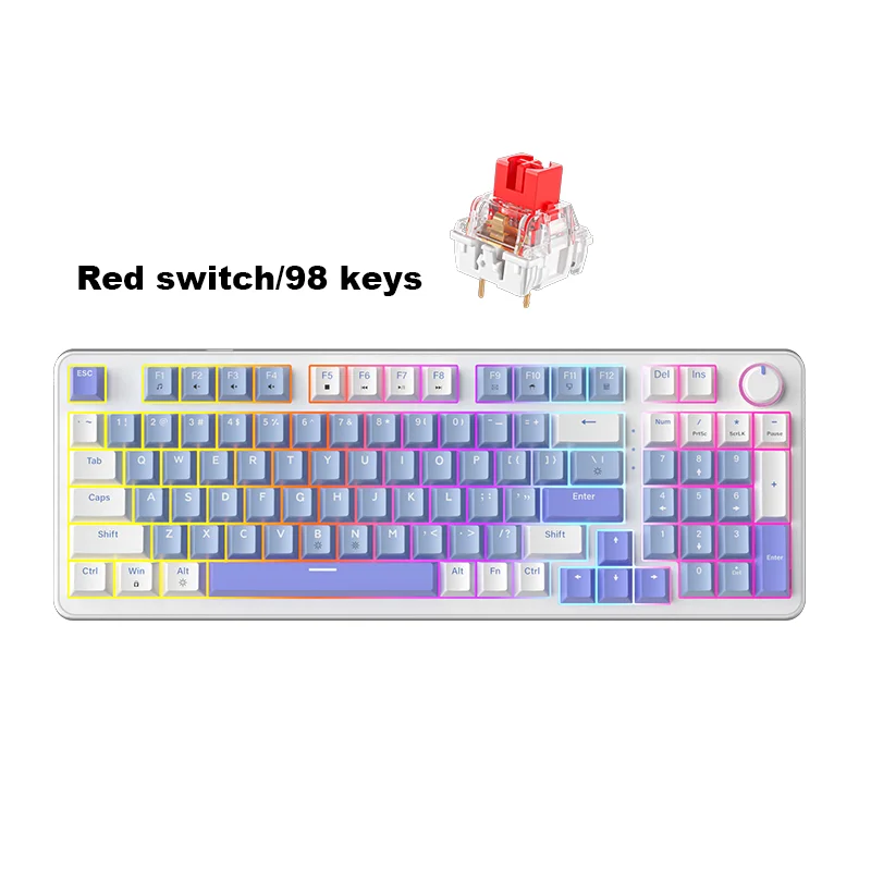 ZIFRIEND AG98 98 Keys Machanical Keyboard 90% 100% Full Size Hot