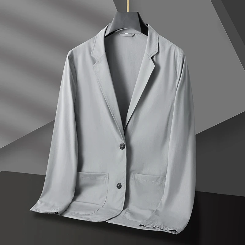 T40 Fashion everything spring and summer new high-end handsome small suit men's sun protection casual thin suit jacket