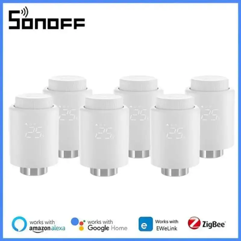 

SONOFF TRV Zigbee Thermostatic Radiator Valve TRVZB Smart Temperature Control Work With Alexa Google Smartthings ZHA MQTT