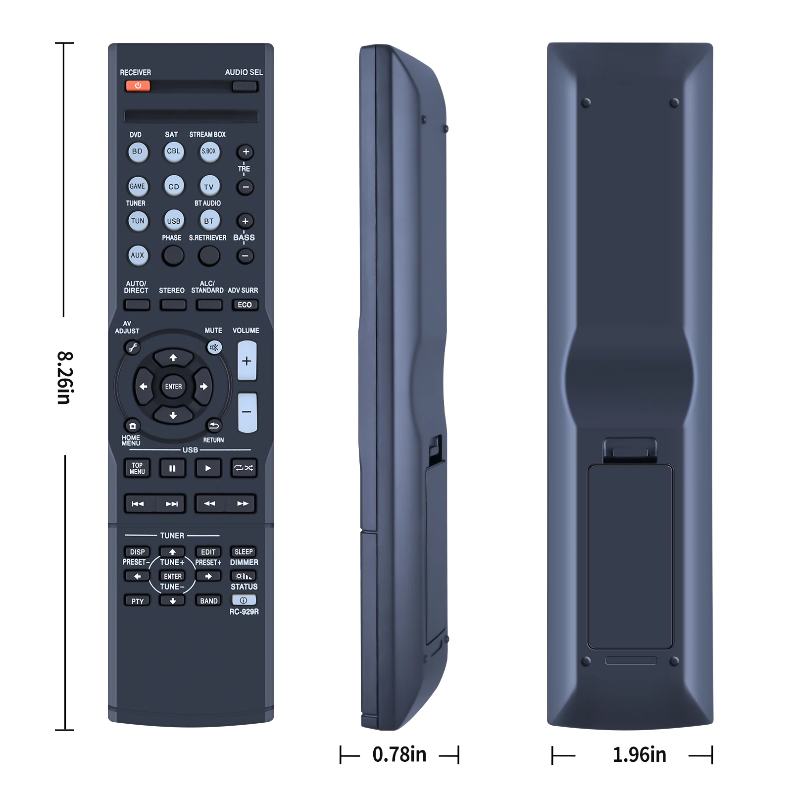Remote Control For Pioneer RC-929R VSX-531 VSX-531-K VSX-532 VSX