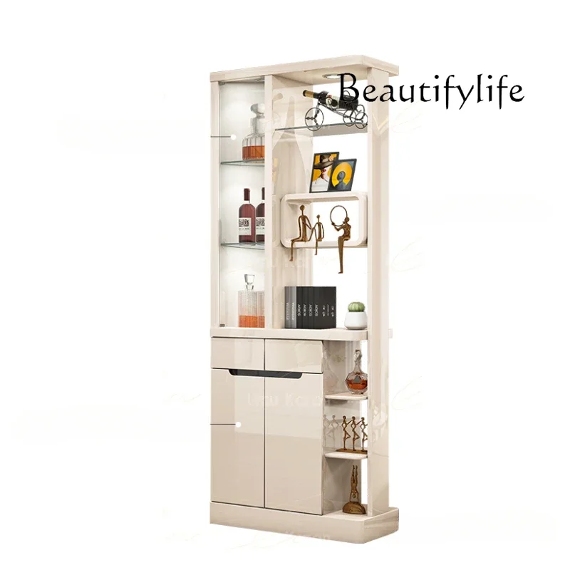 

Living Room Double-Sided Screen Hallway Wine Cabinet Shoe Cabinet Wall Small Apartment Entrance Cabinet